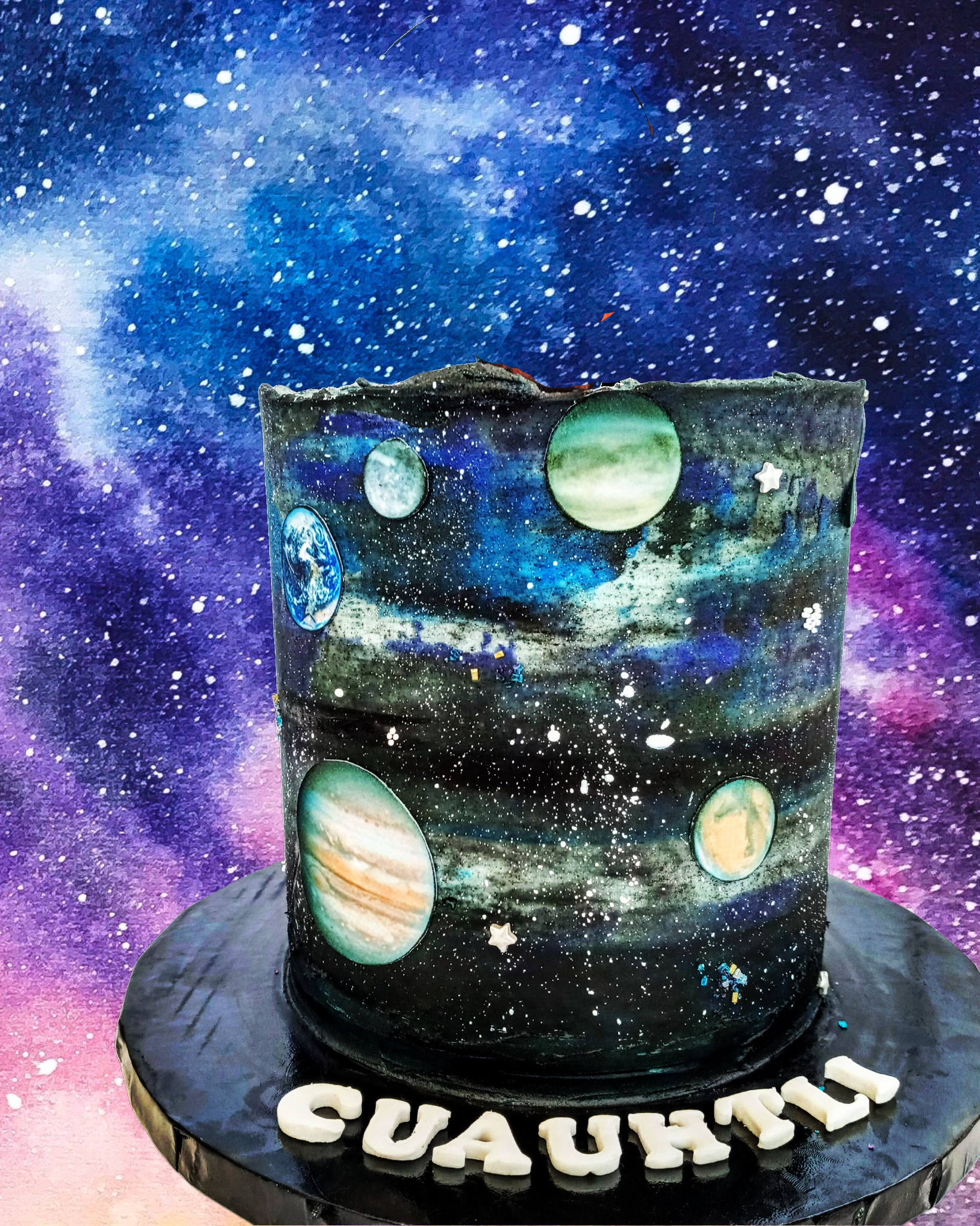 Galaxy Cake | TheCuppiecakesQueen